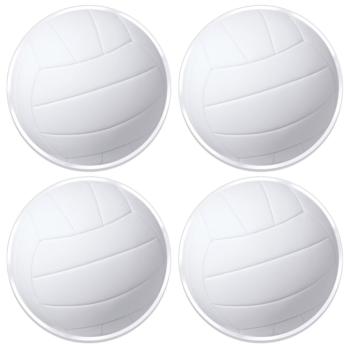Plastic Volleyball Placemats (12) image