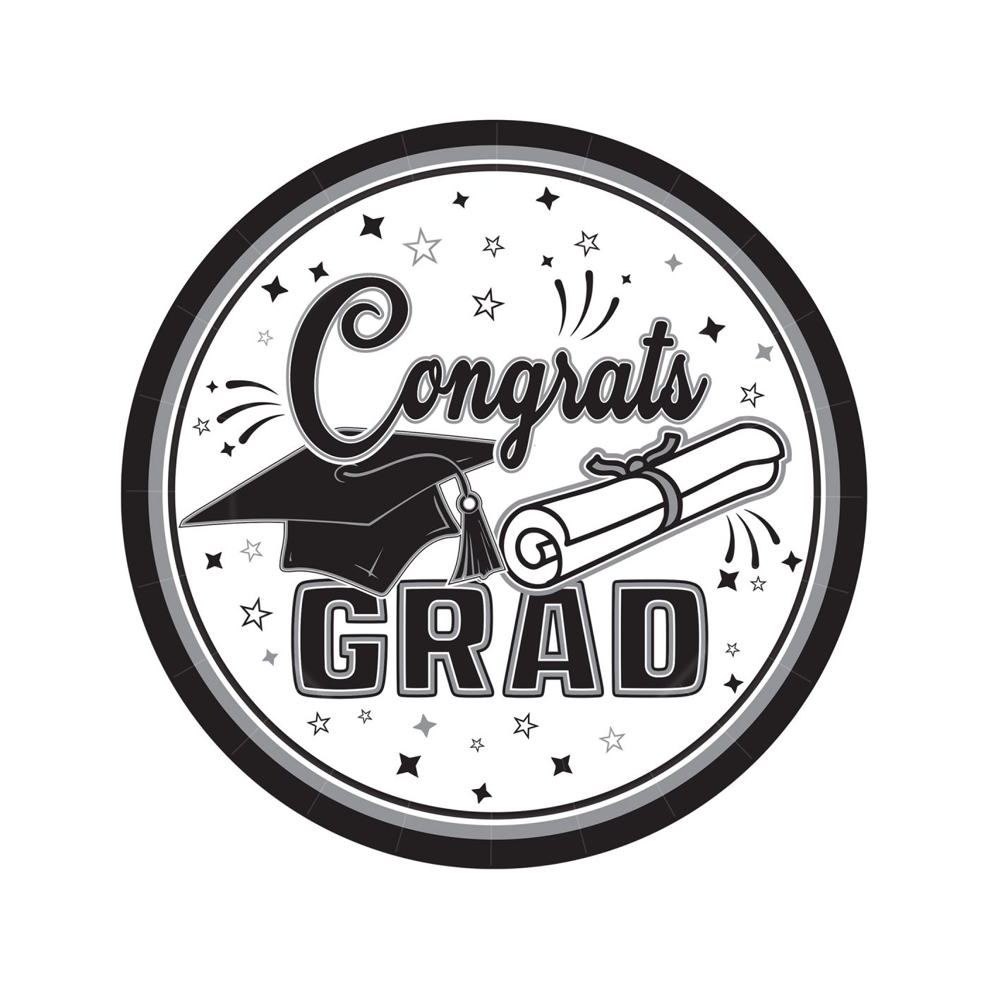 Congrats Grad Plates (12) image