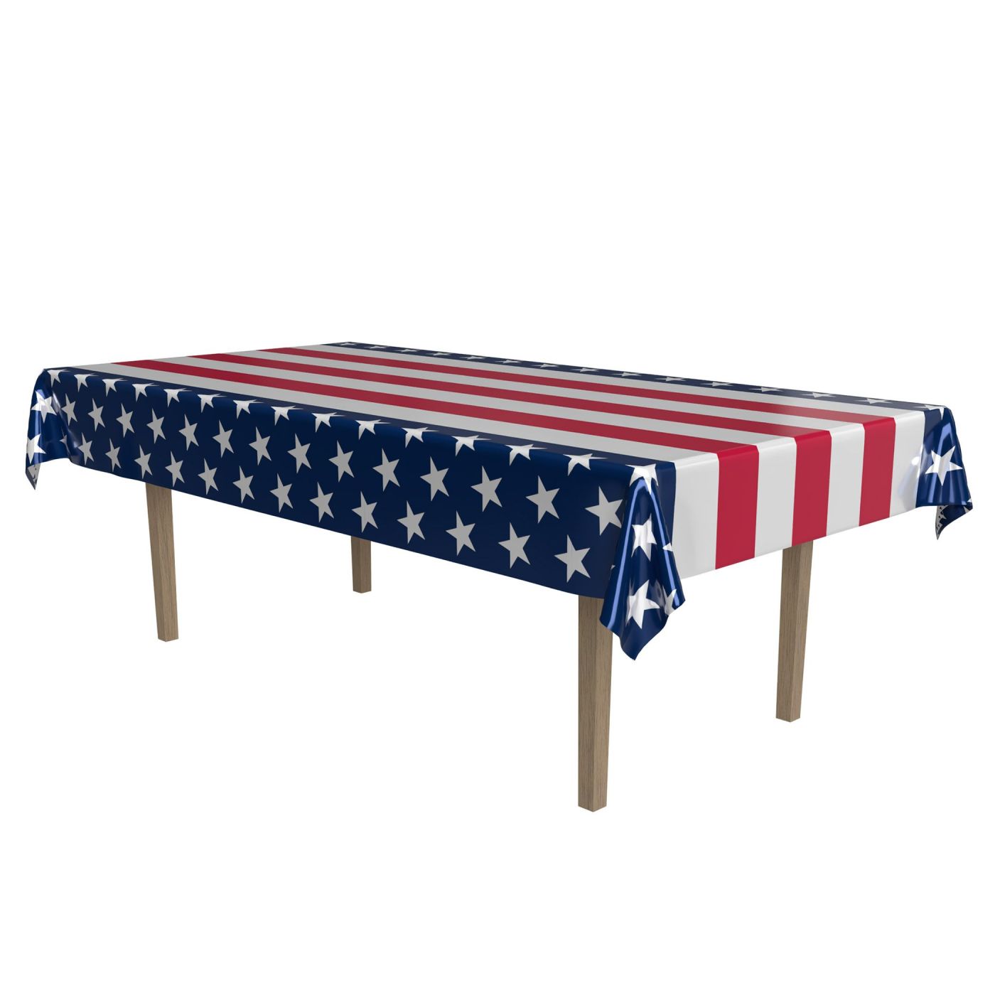 Metallic Stars & Stripes Tablecover (12) image