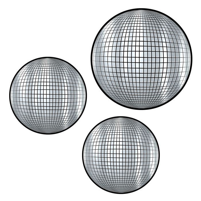 Disco Ball Wall Decorations (4) image