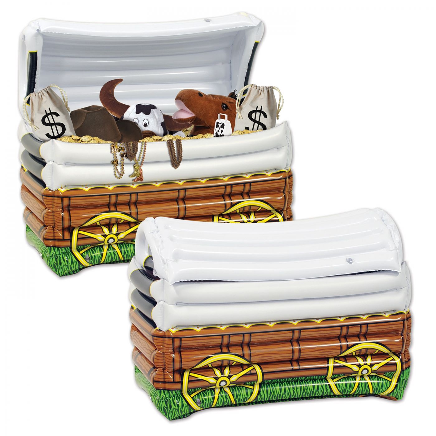 Inflatable Chuck Wagon Cooler (1) image