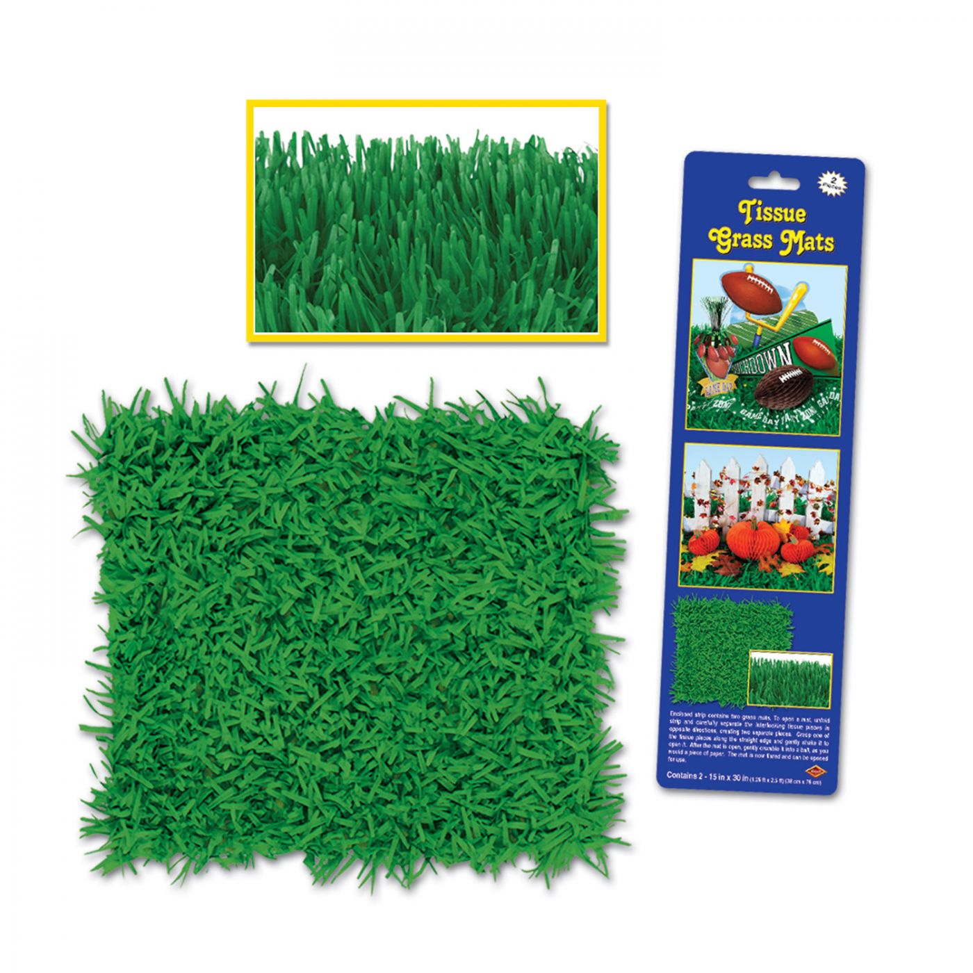 Pkgd Tissue Grass Mats (12) image