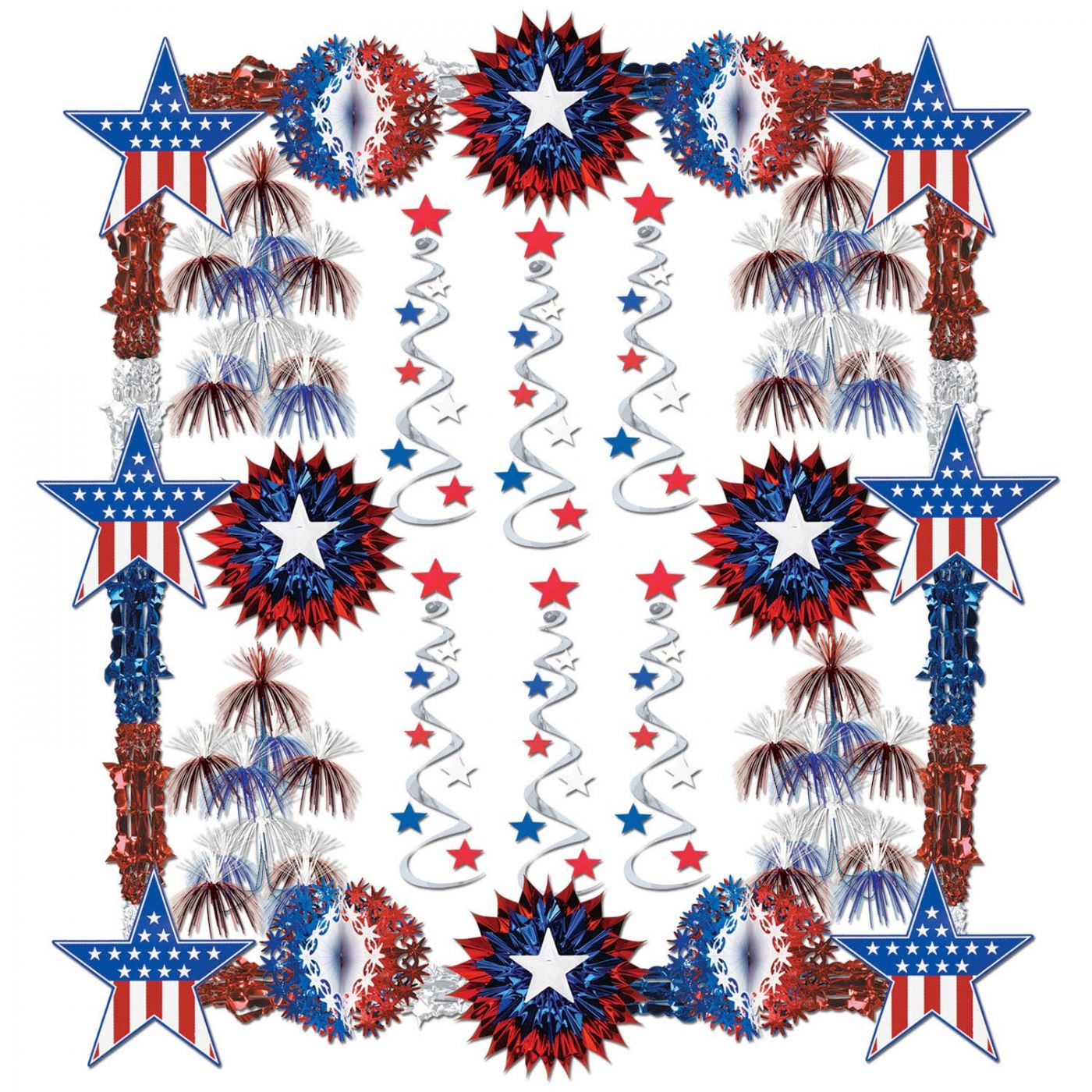 Patriotic Reflections Decorating Kit - 28 Pcs (1) image