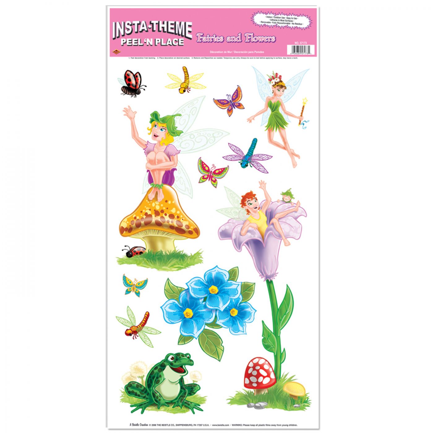 Fairies & Flowers Peel 'N Place (12) image
