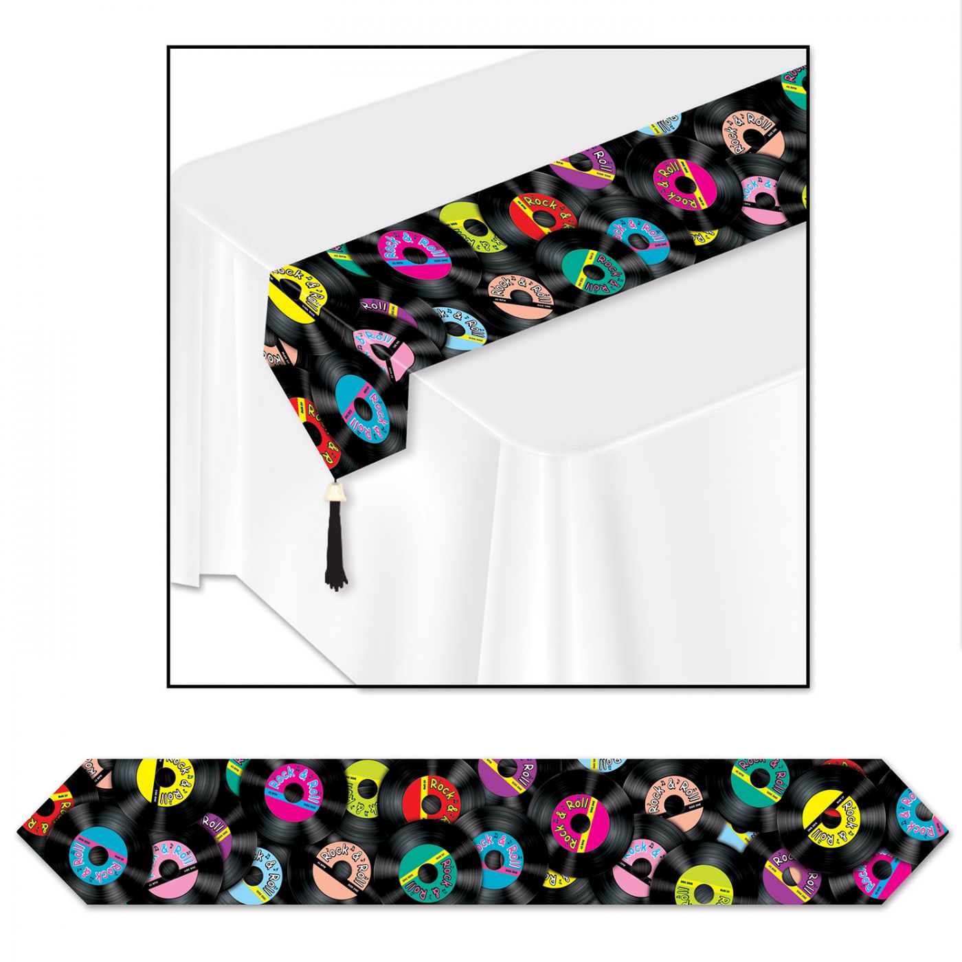 Printed Rock & Roll Table Runner image