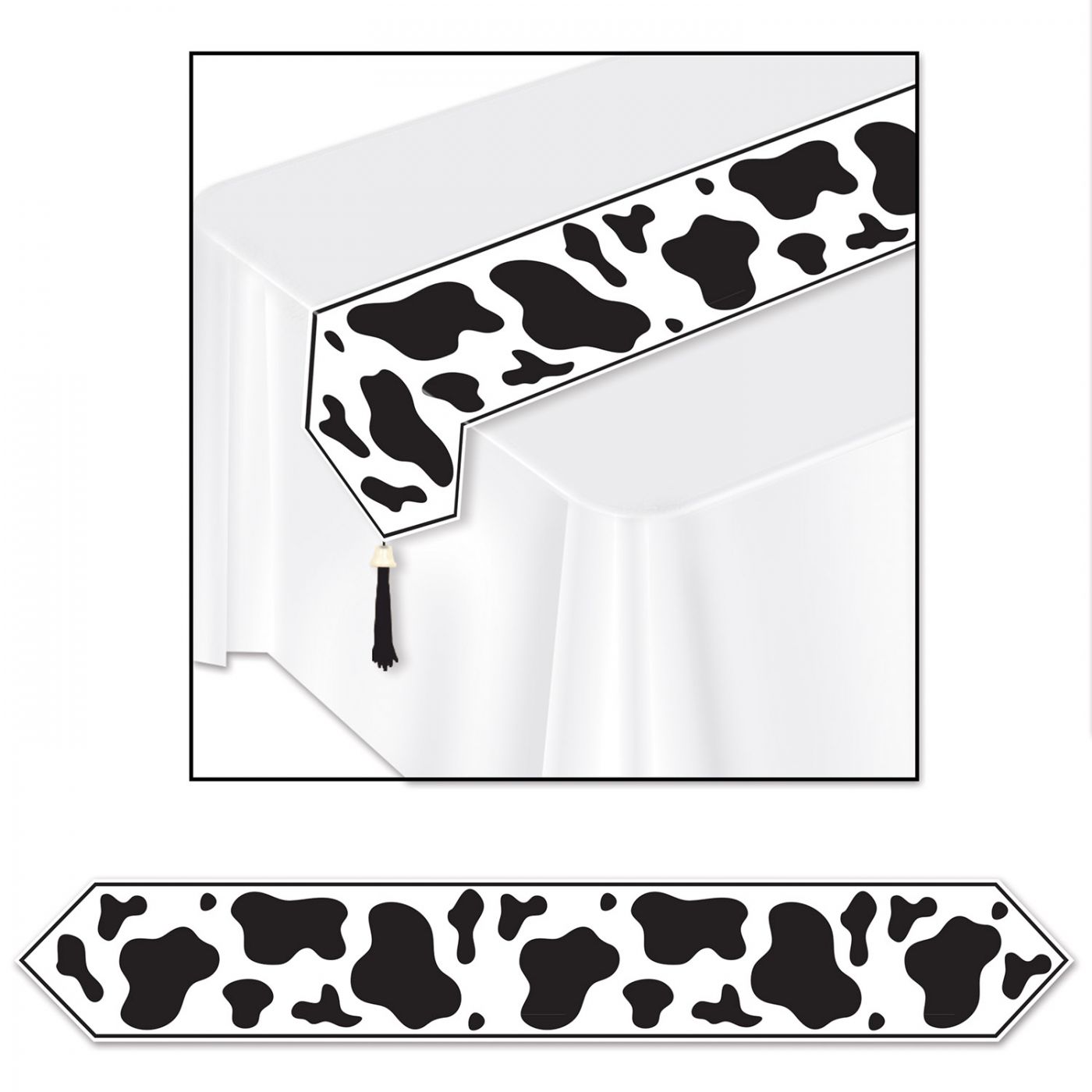 Printed Cow Print Table Runner image