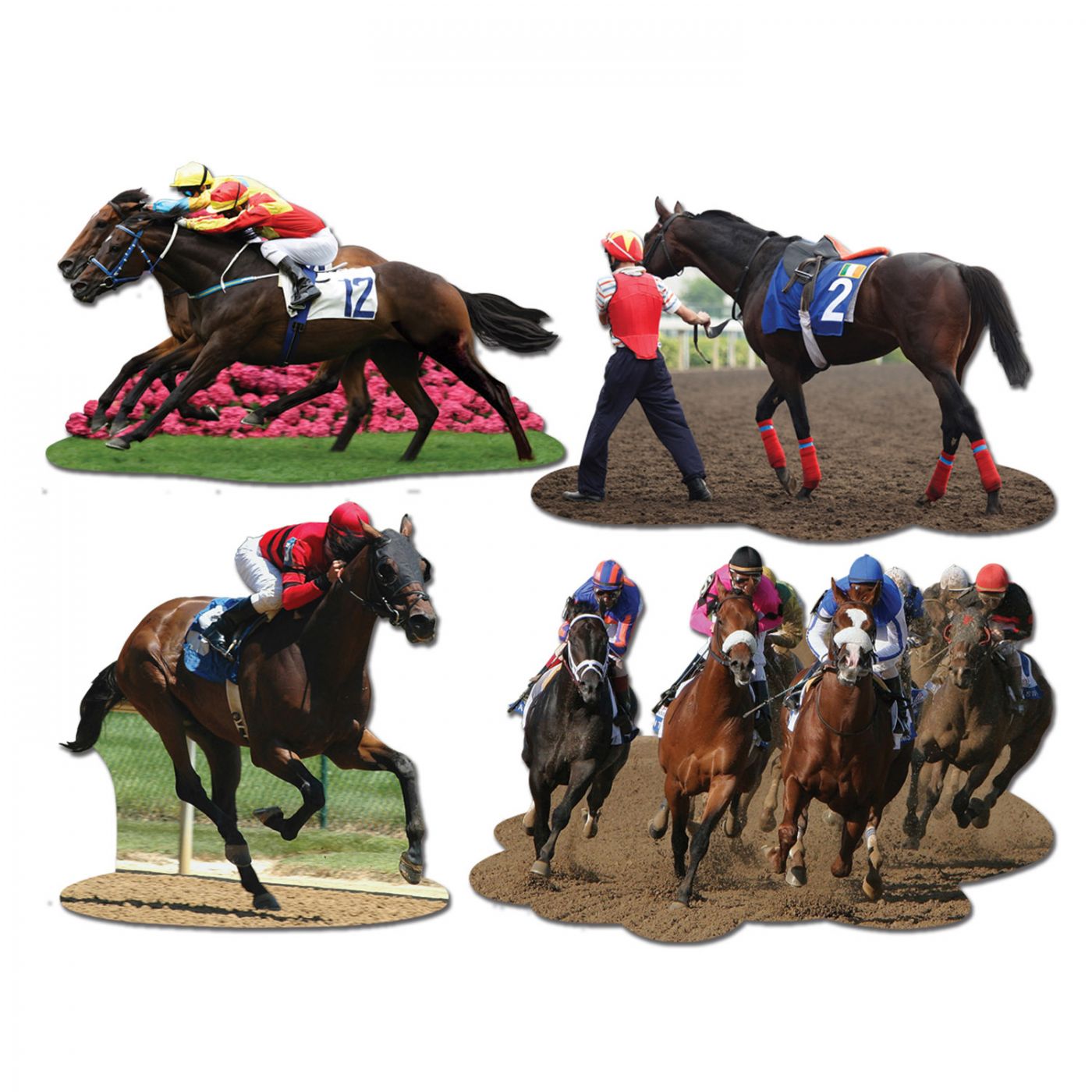Horse Racing Cutouts (12) image
