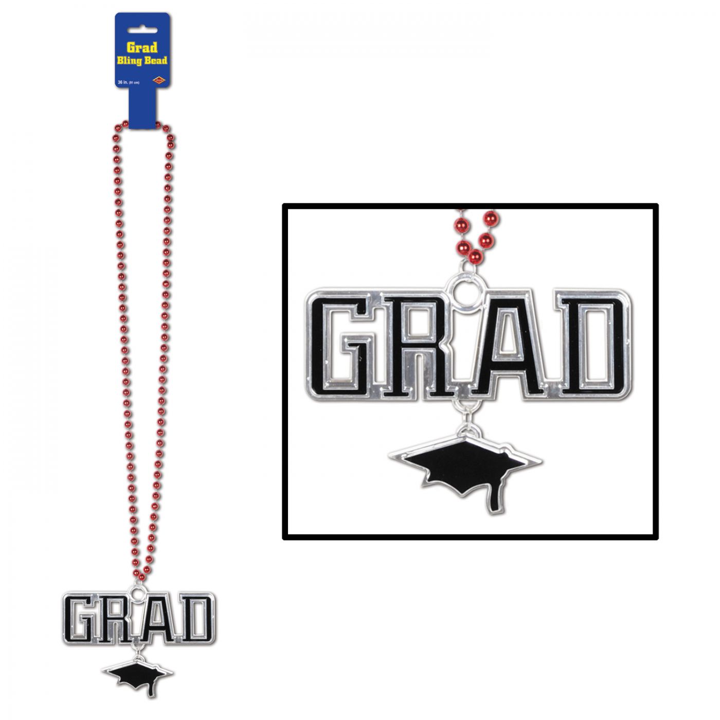 Image of Beads w/Grad Medallion
