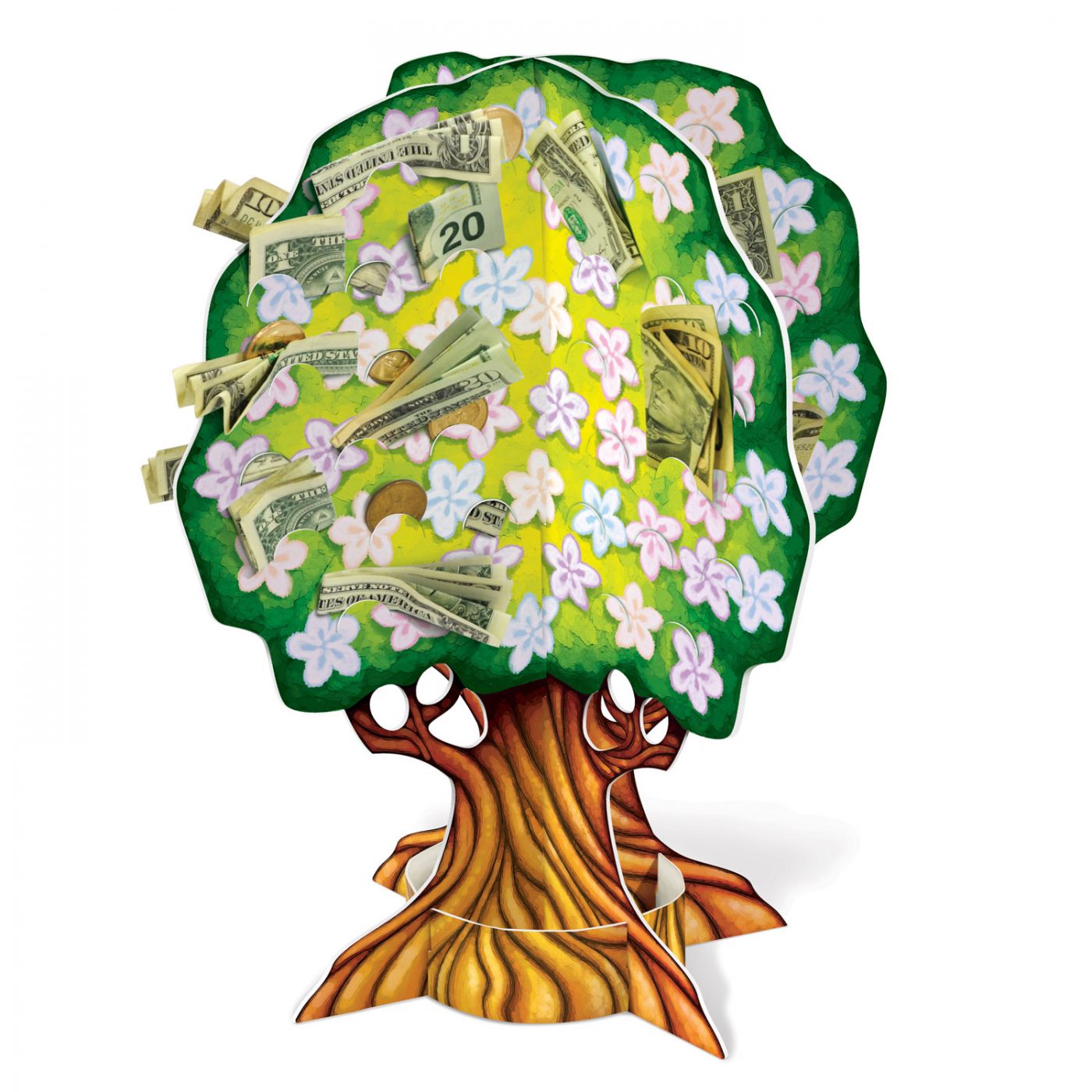 Image of 3-D Baby Shower Money Tree