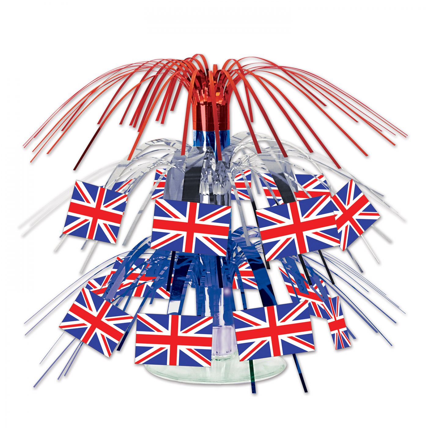 British Flag Mini Cascade Centerpiece (12) image