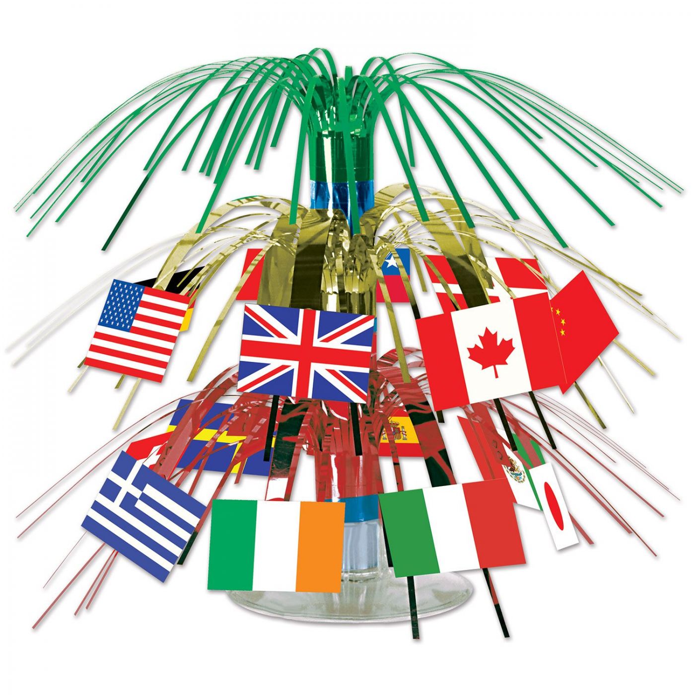 International Flag Mini Cascade Centrepiece (12) image