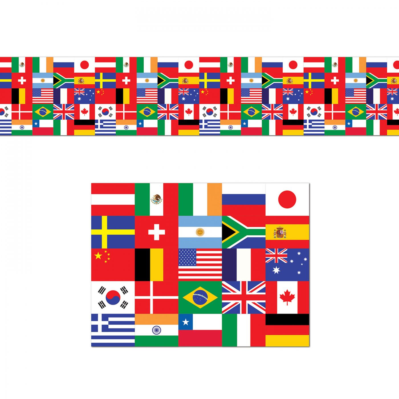 Int'l Flag Poly Decorating  Material (12) image