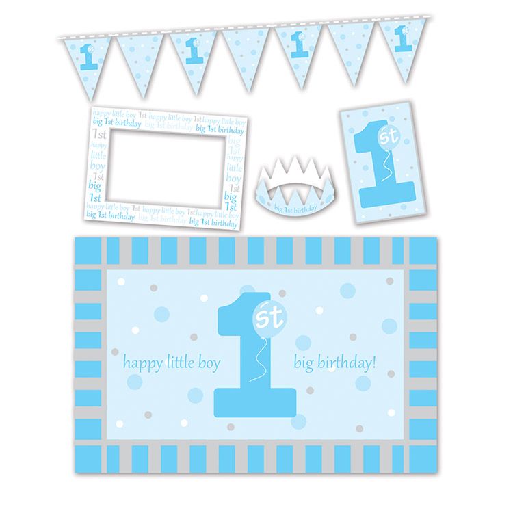 1st Birthday High Chair Decorating Kit (6) image