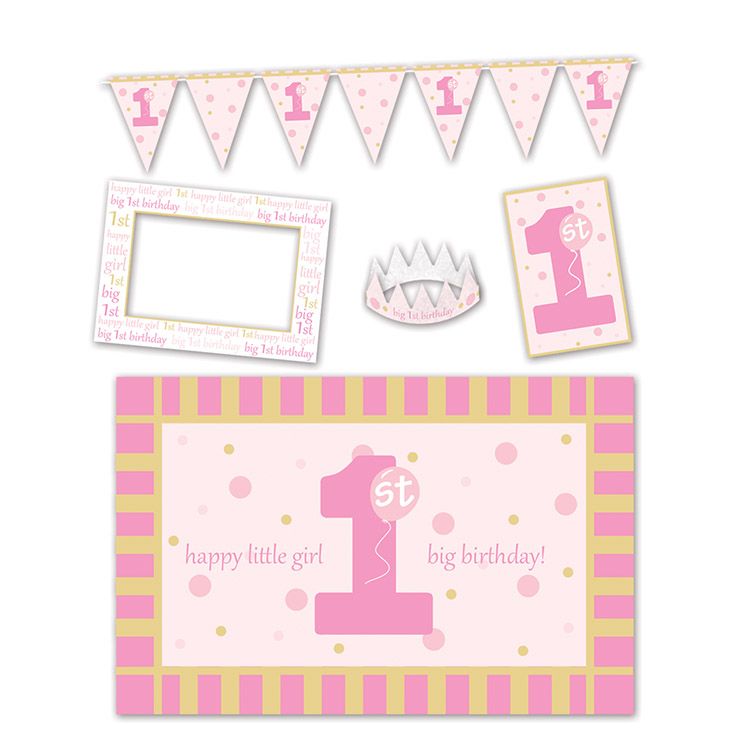 1st Birthday High Chair Decorating Kit (6) image