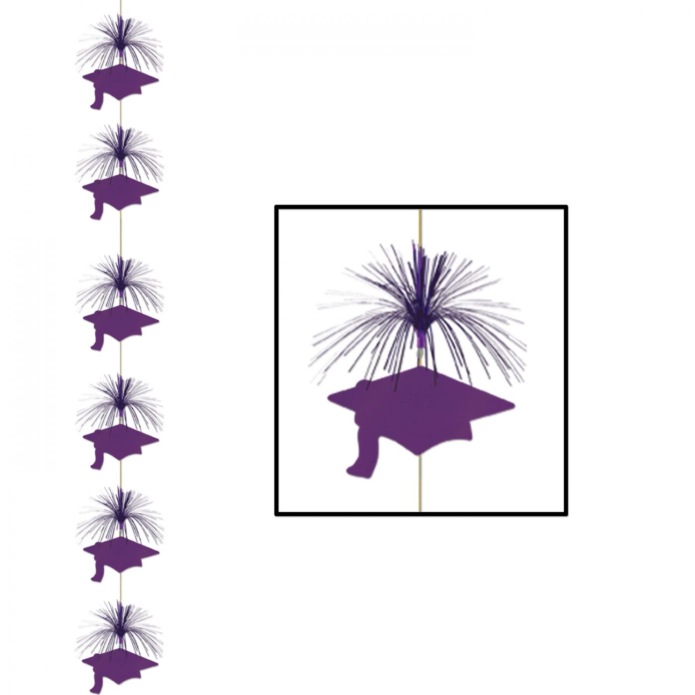 Grad Cap Firework Stringer (12) image