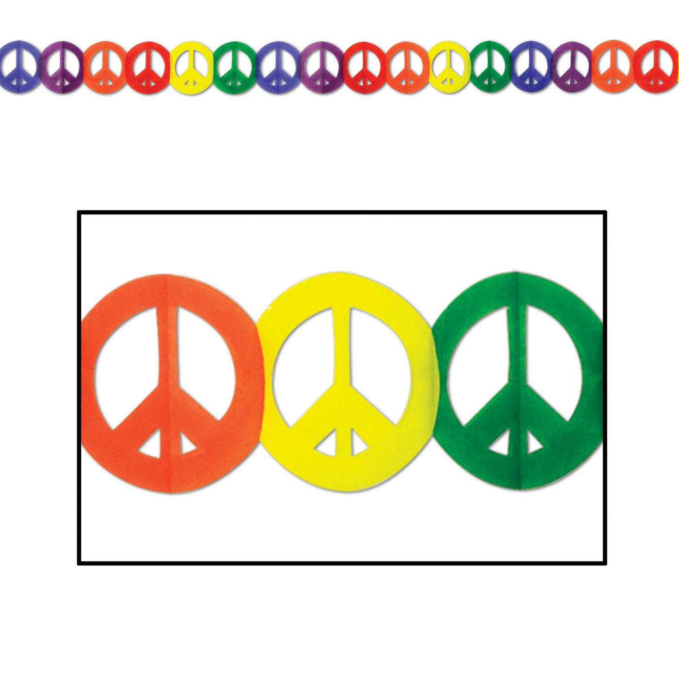 Peace Sign Garland image