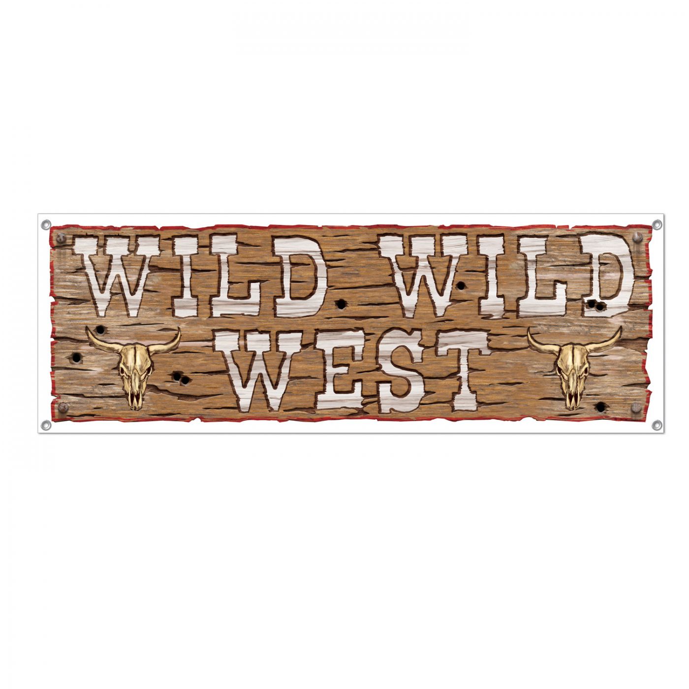 Wild Wild West Sign Banner (12) image