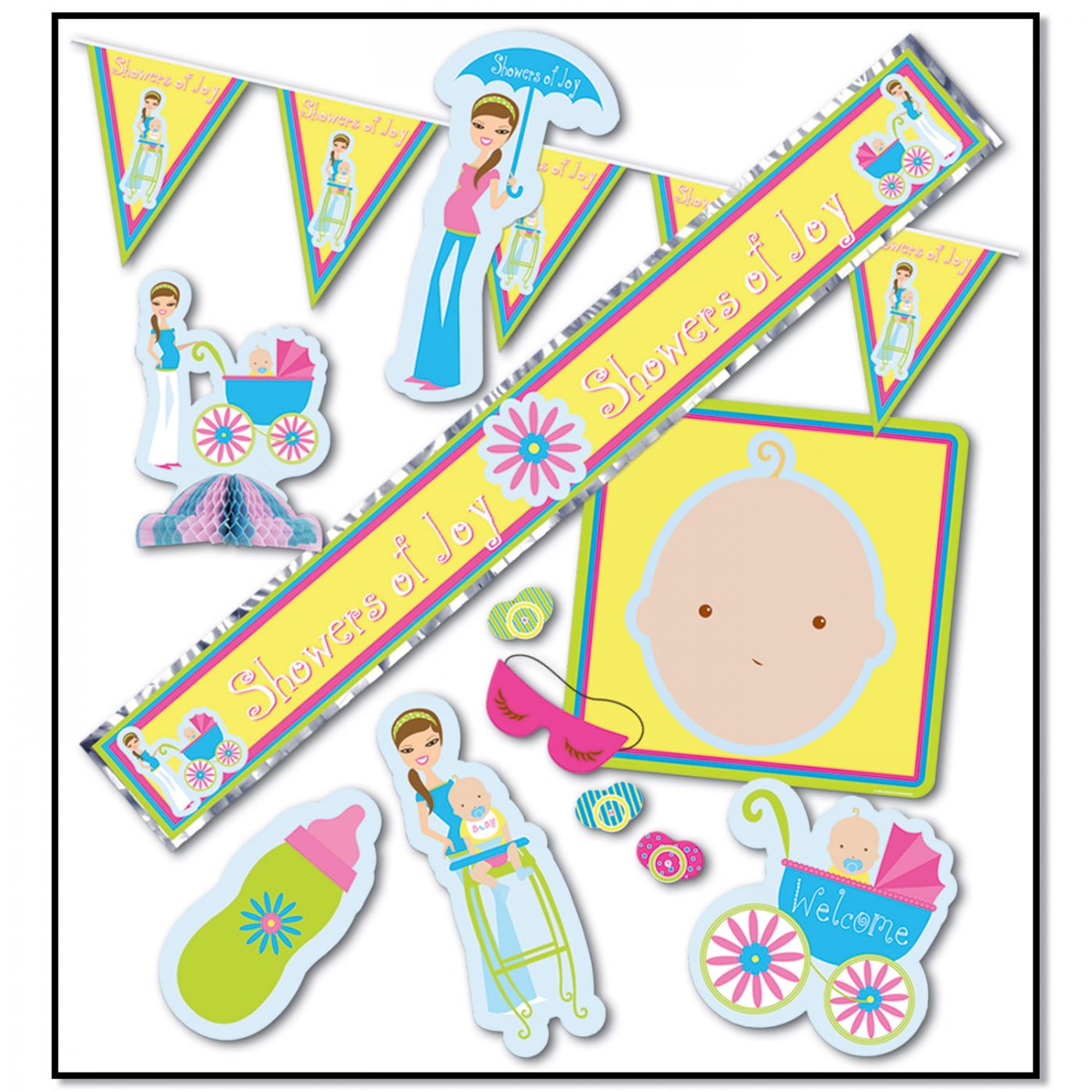 Showers Of Joy Party Kit (6) image