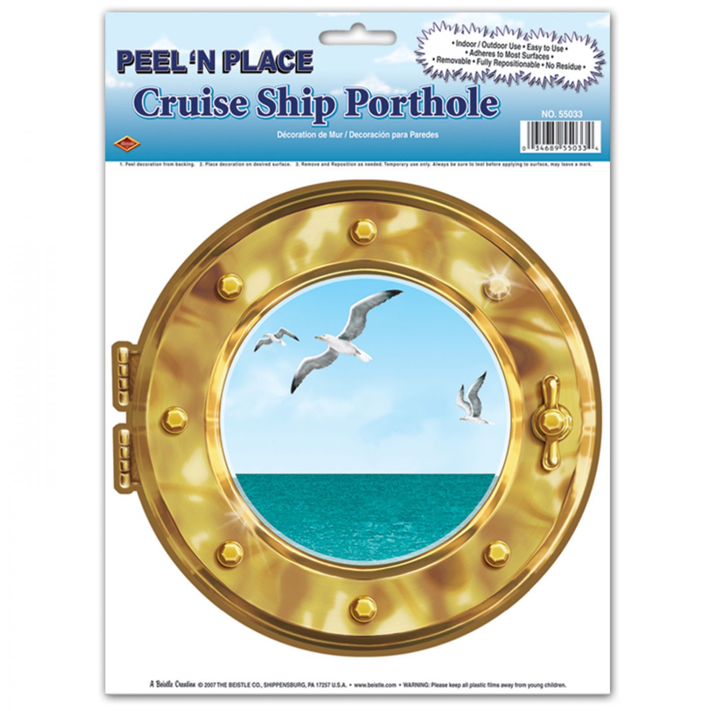 Cruise Ship Porthole Peel 'N Place (12) image