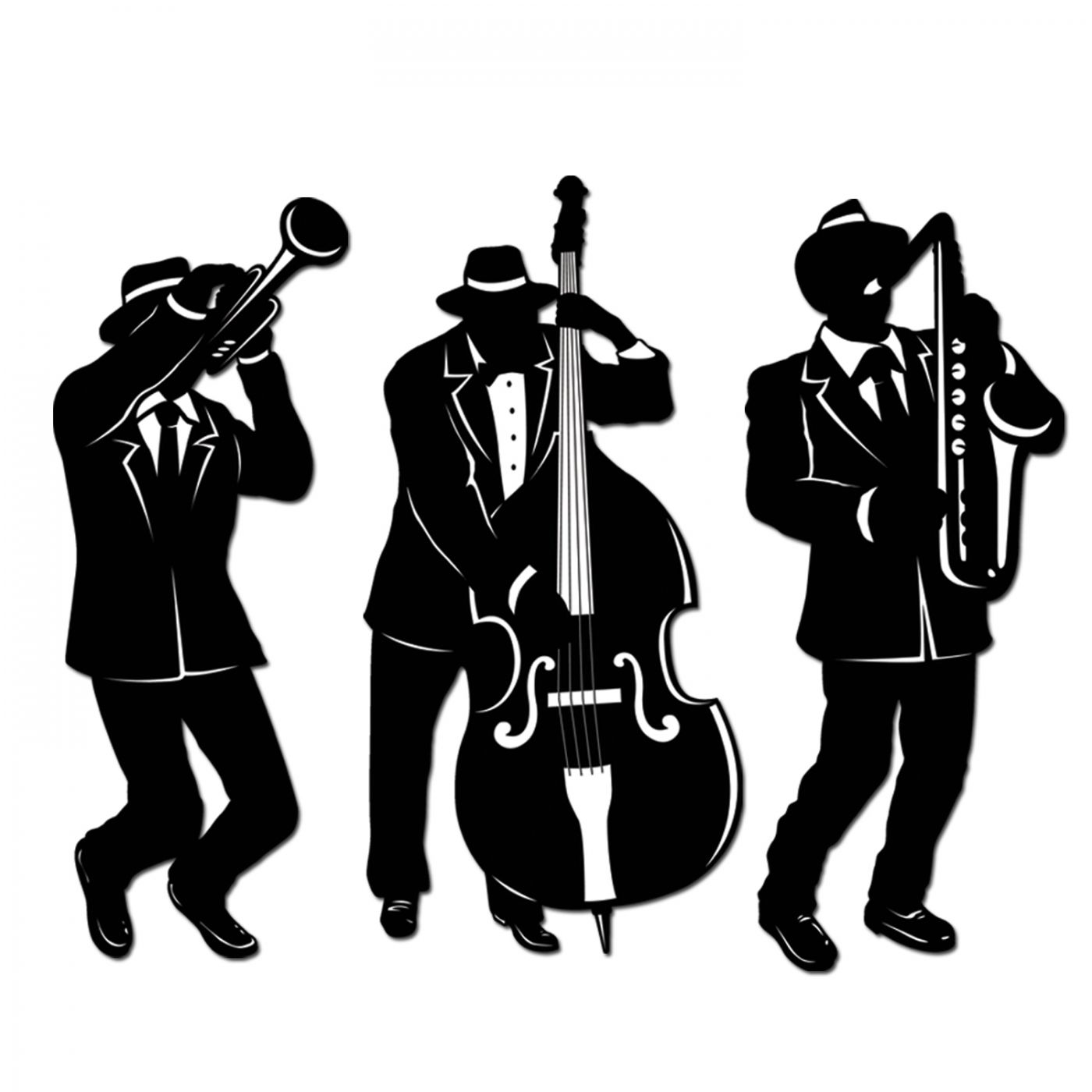 Jazz Trio Silhouettes (12) image