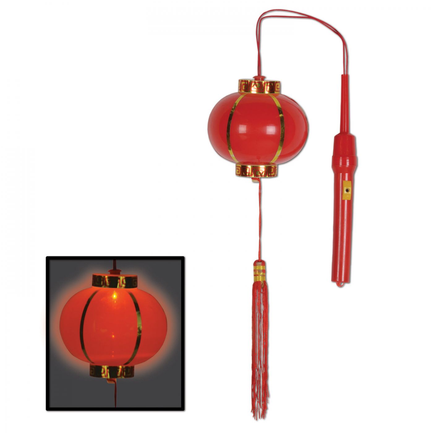 Light-Up Asian Lantern image