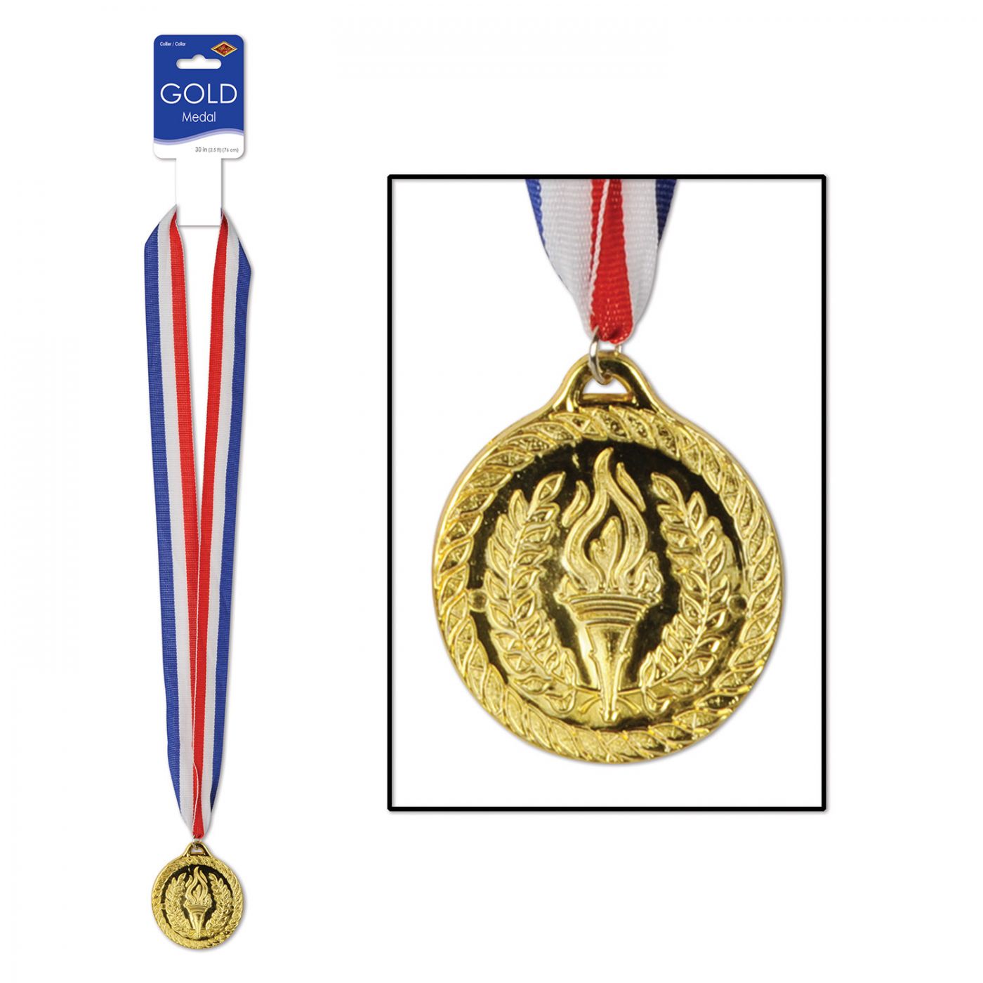 Gold Medal w/Ribbon (12) image