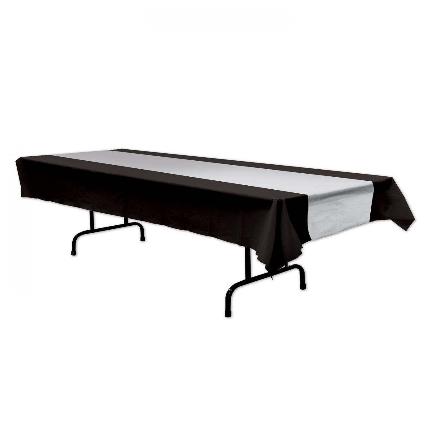 Image of Black & Silver Tablecover (12)