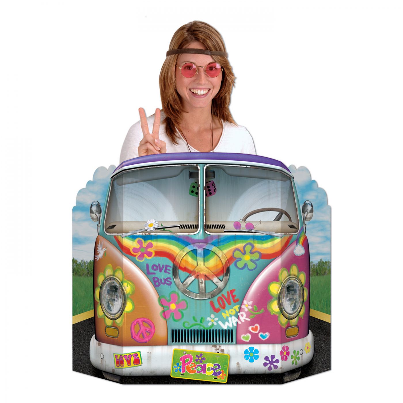 Hippie Bus Photo Prop (6) image