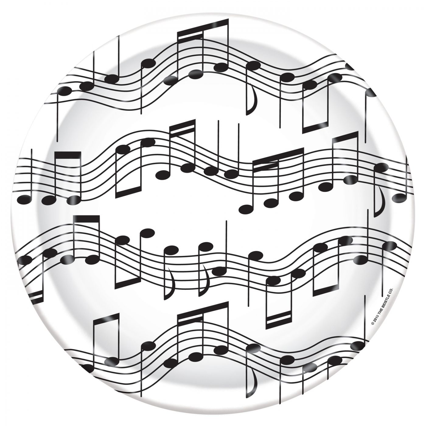 Musical Notes Plates (12) image