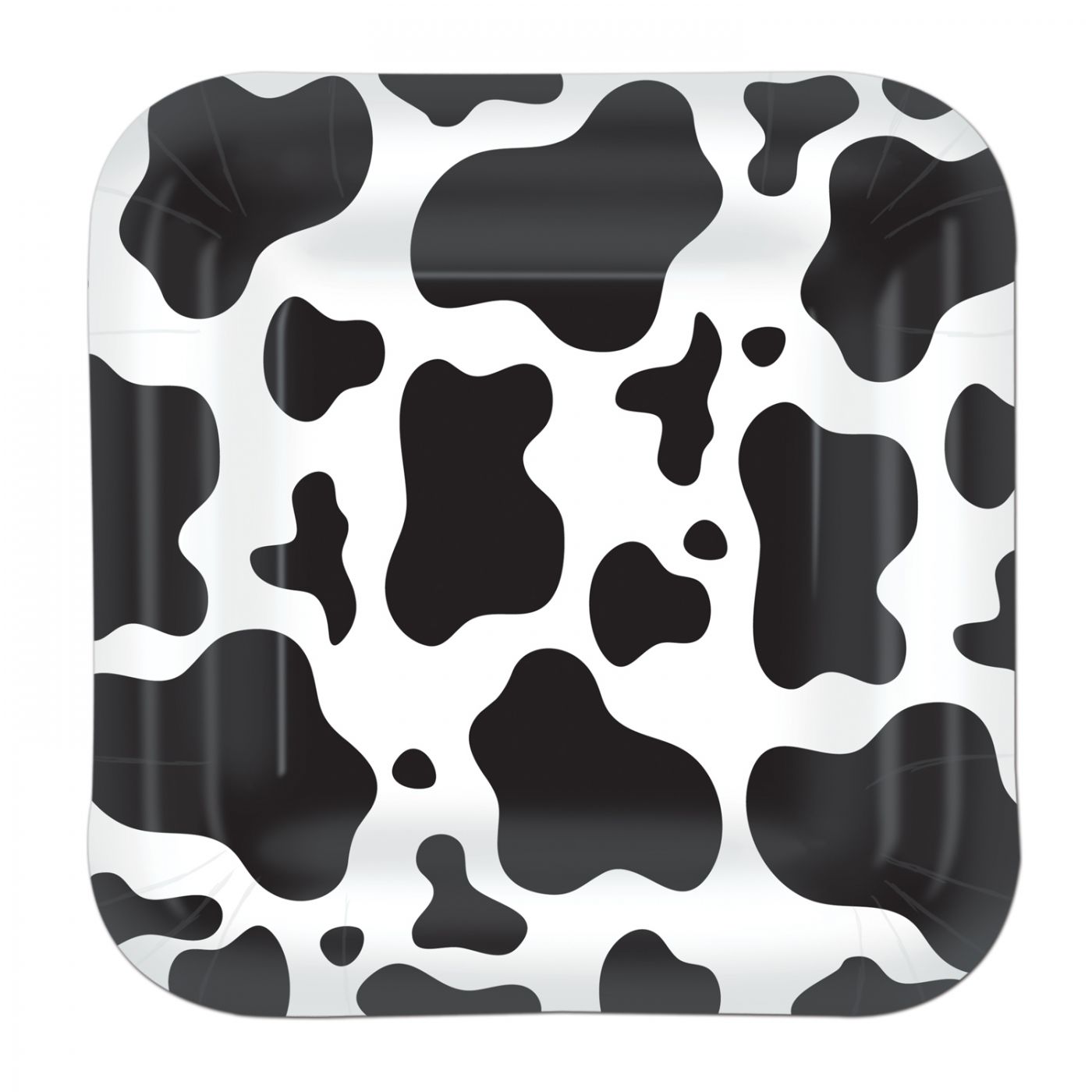 Cow Print Plates (12) image