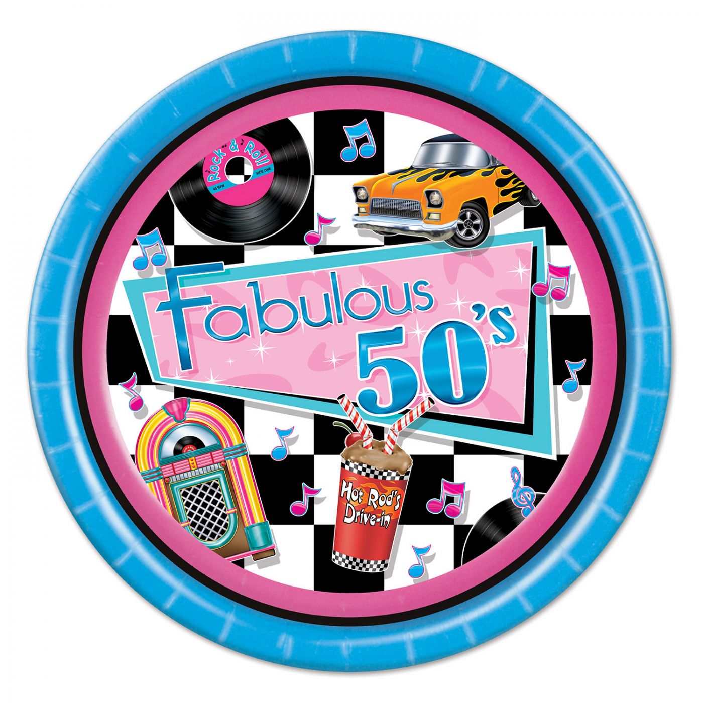 Fabulous 50's Plates (12) image