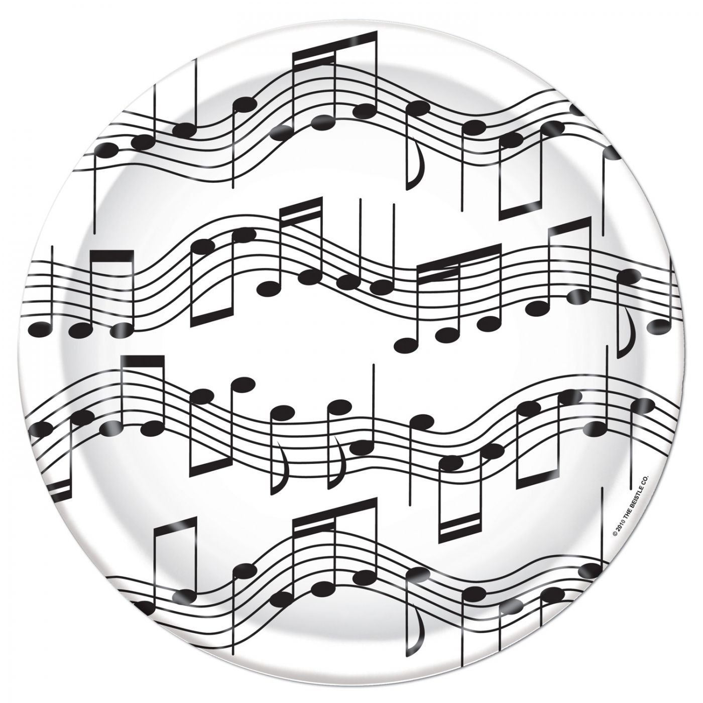 Musical Notes Plates (12) image