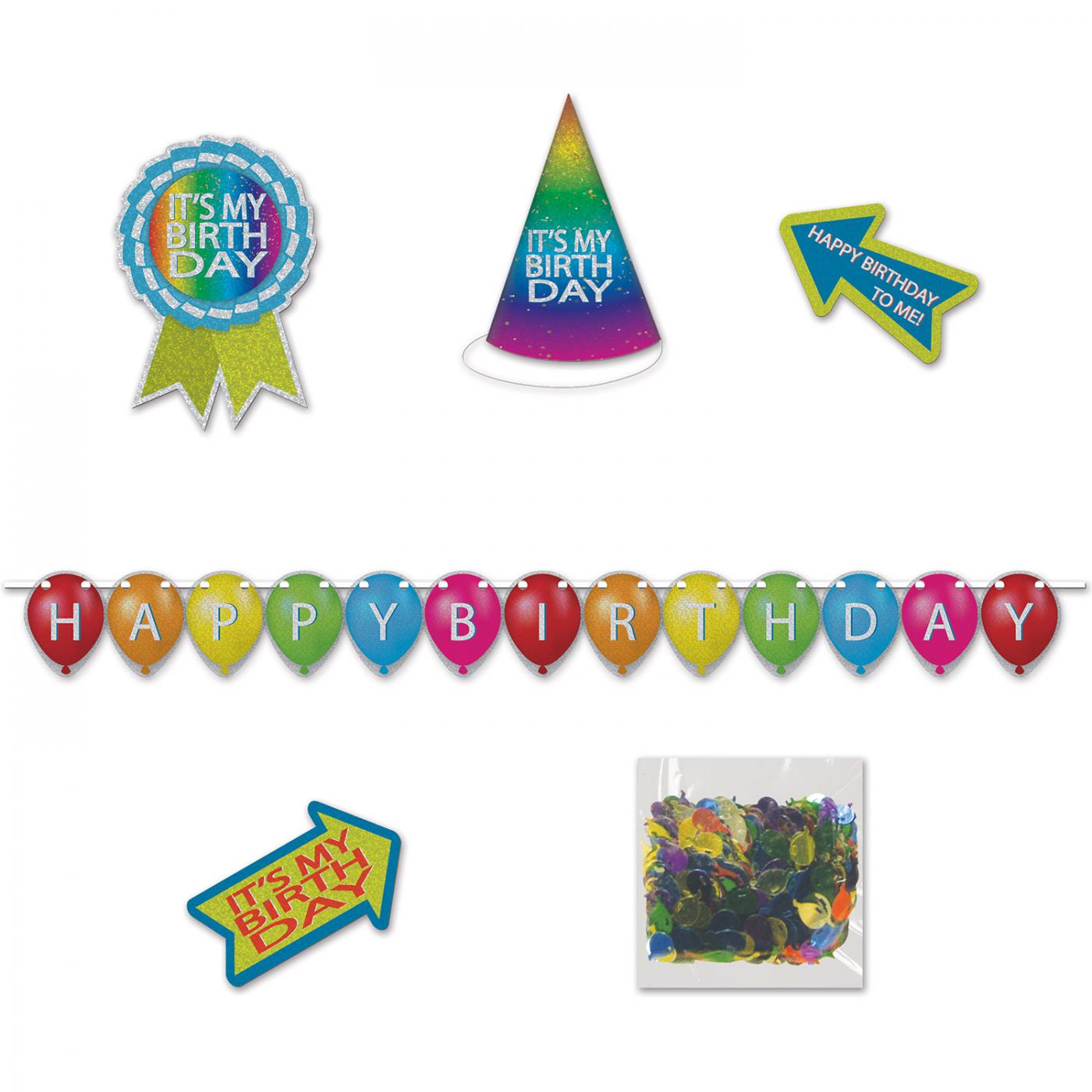 Image of Birthday Desktop Party Pack Kit (6)