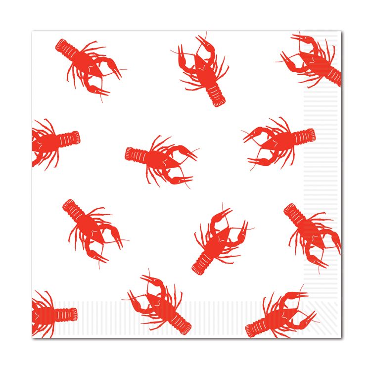 Crawfish Luncheon Napkins (12) image