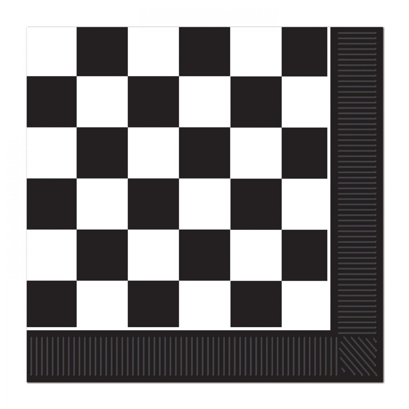 Checkered Luncheon Napkins (12) image