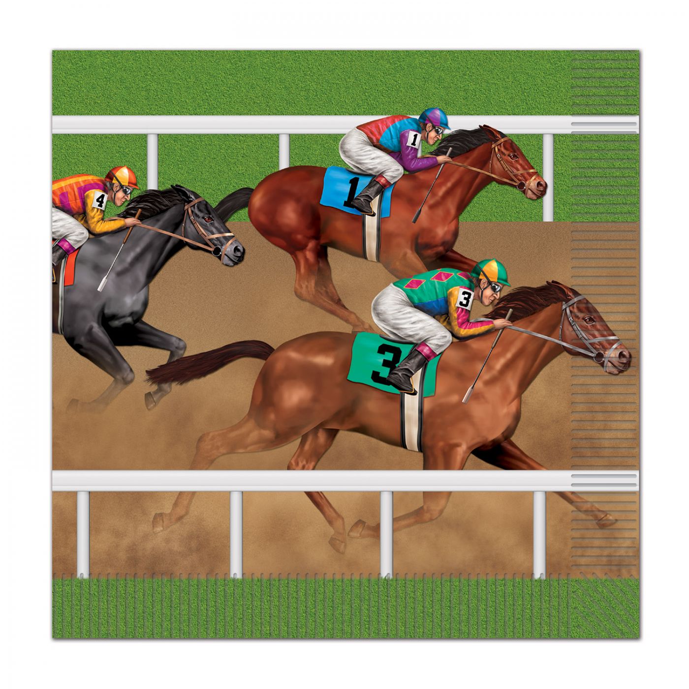 Horse Racing Luncheon Napkins (12) image