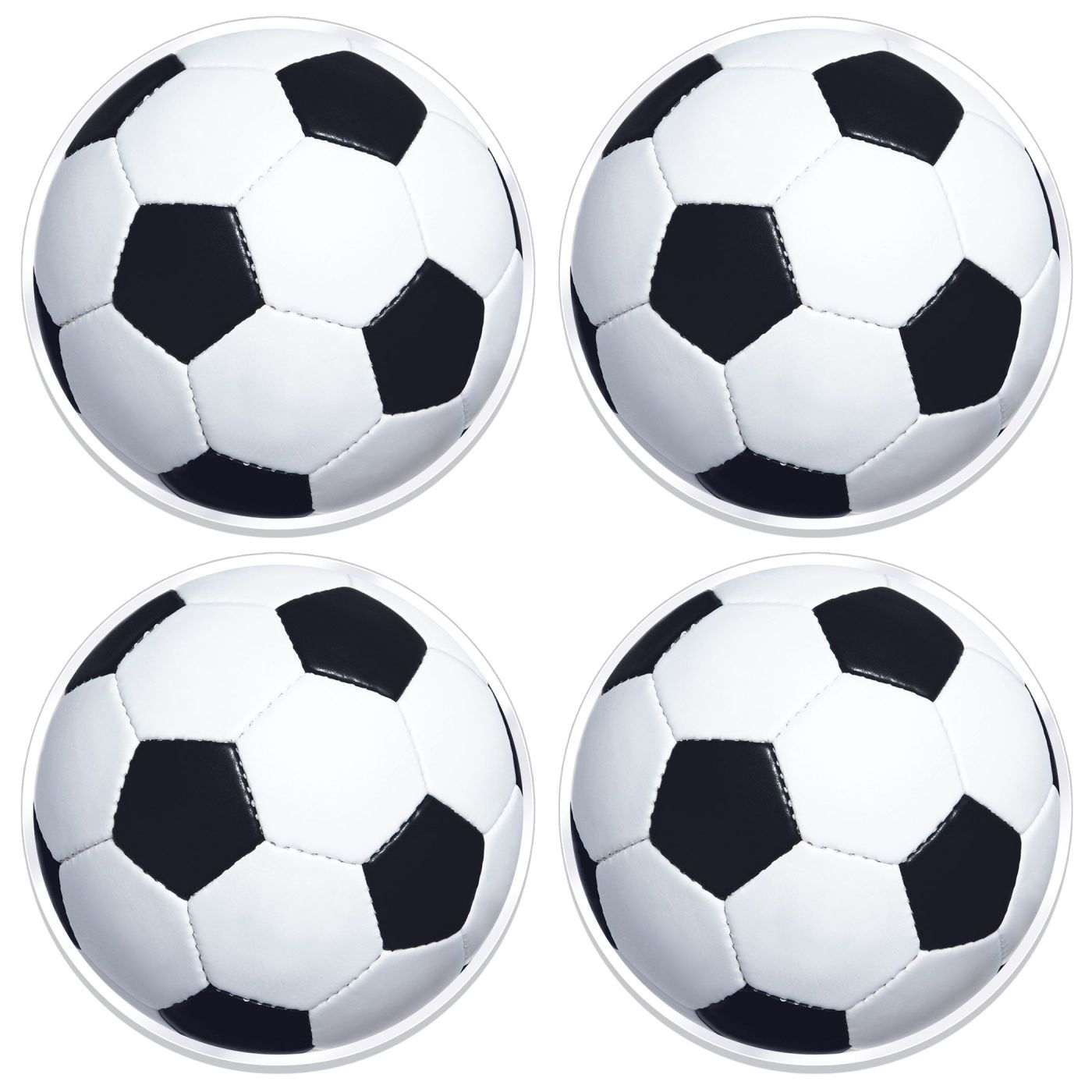 Plastic Soccer Ball Placemats (12) image