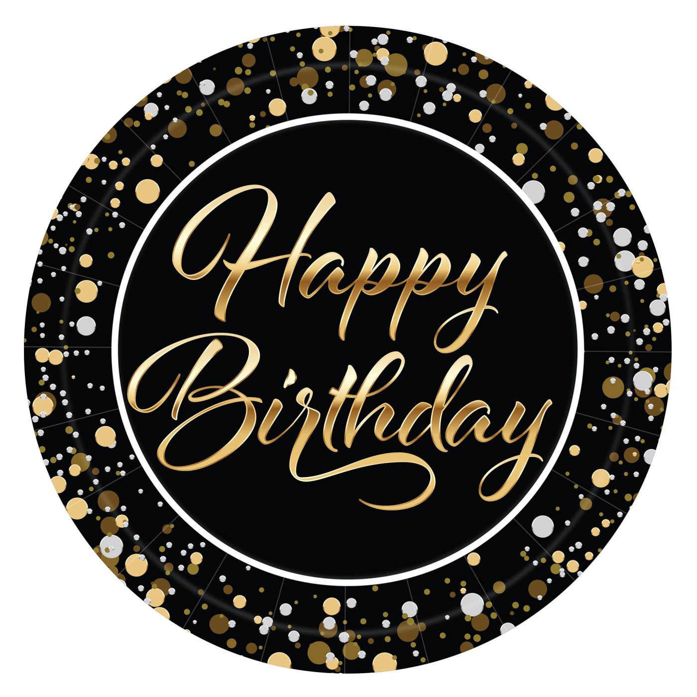 Happy Birthday Plates (12) image