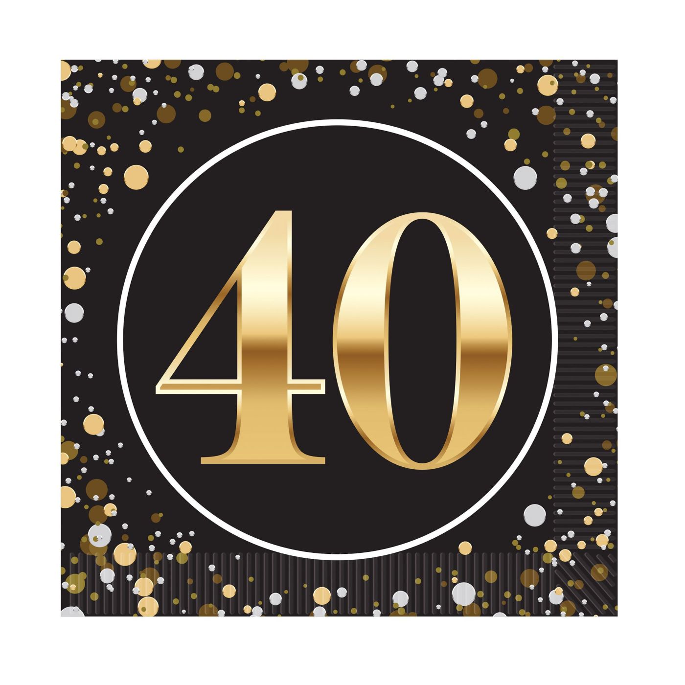 40 Luncheon Napkins (12) image