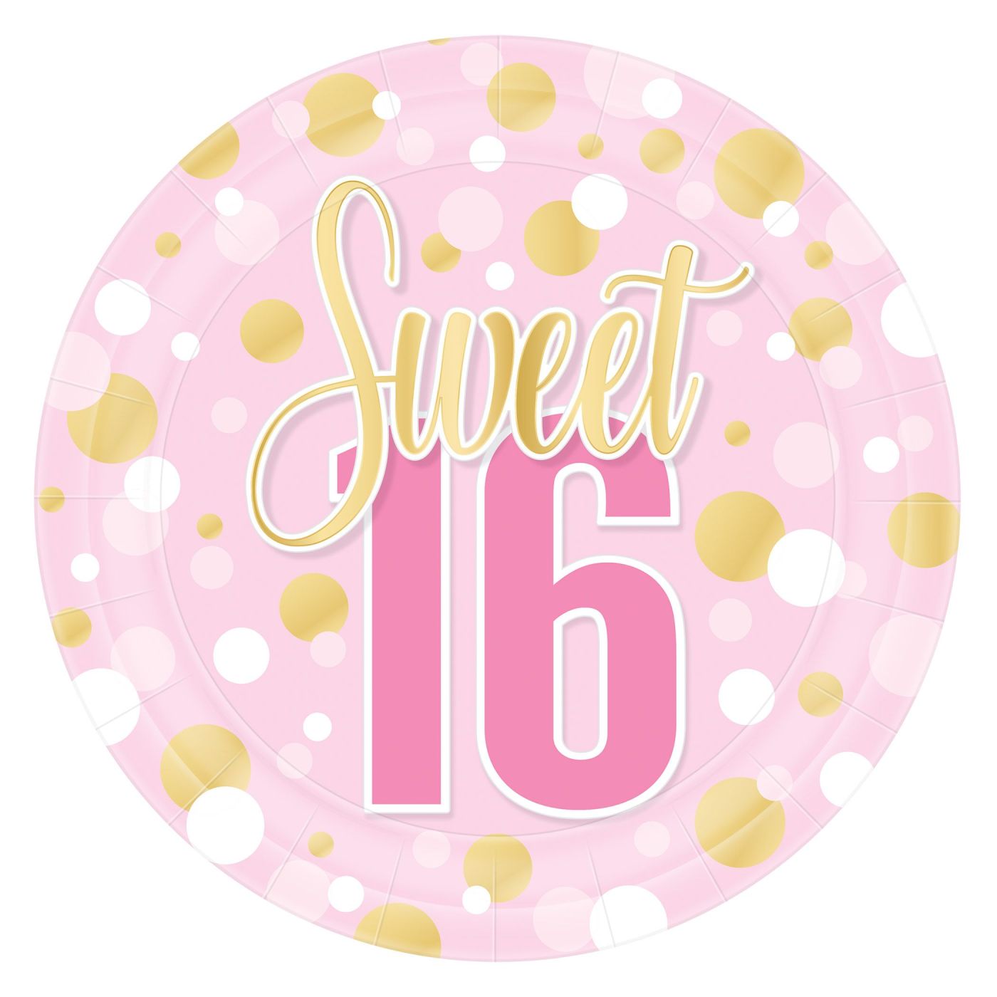Sweet 16 Plates (12) image