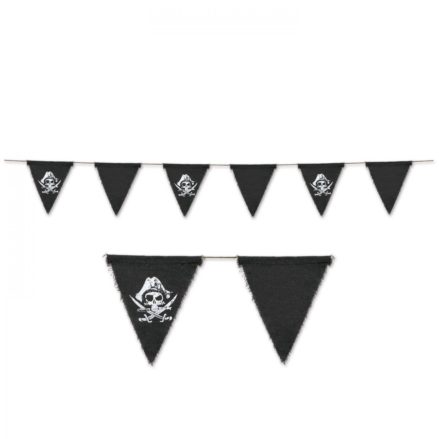 Pirate Fabric Pennant Banner (12) image