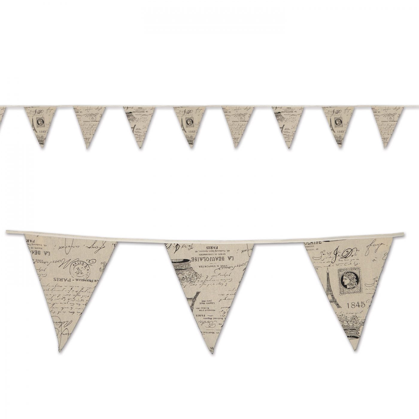 French Fabric Pennant Banner image