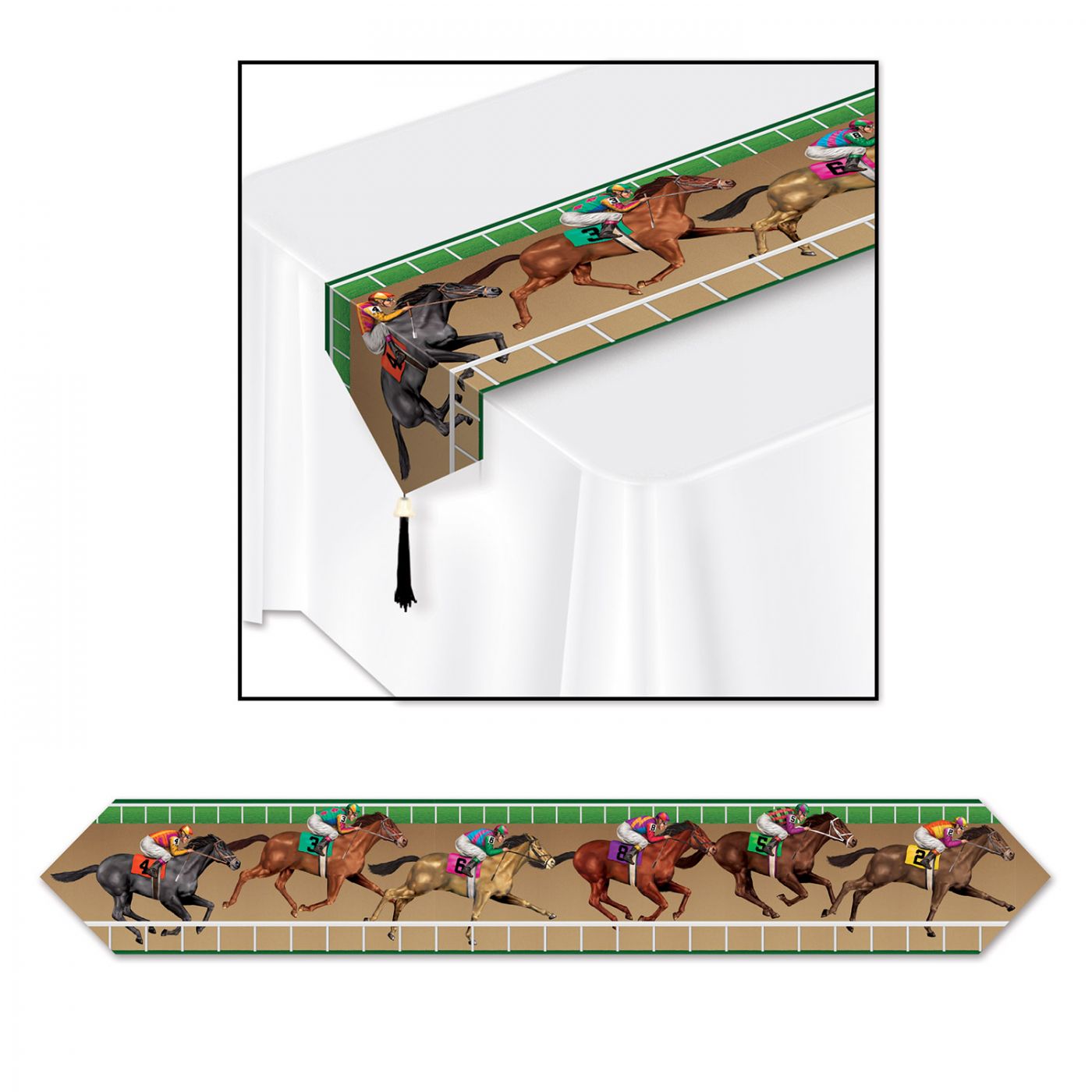 Printed Horse Racing Table Runner (12) image