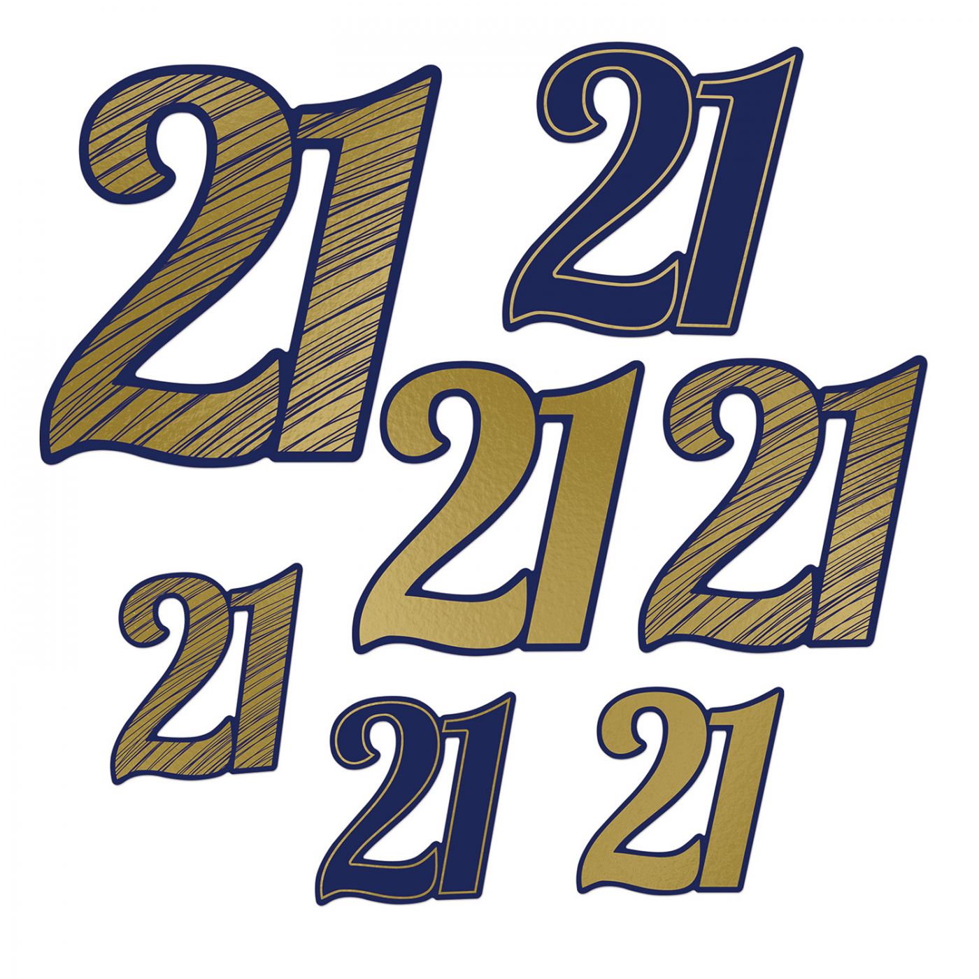 Image of  21  Foil Cutouts (12)