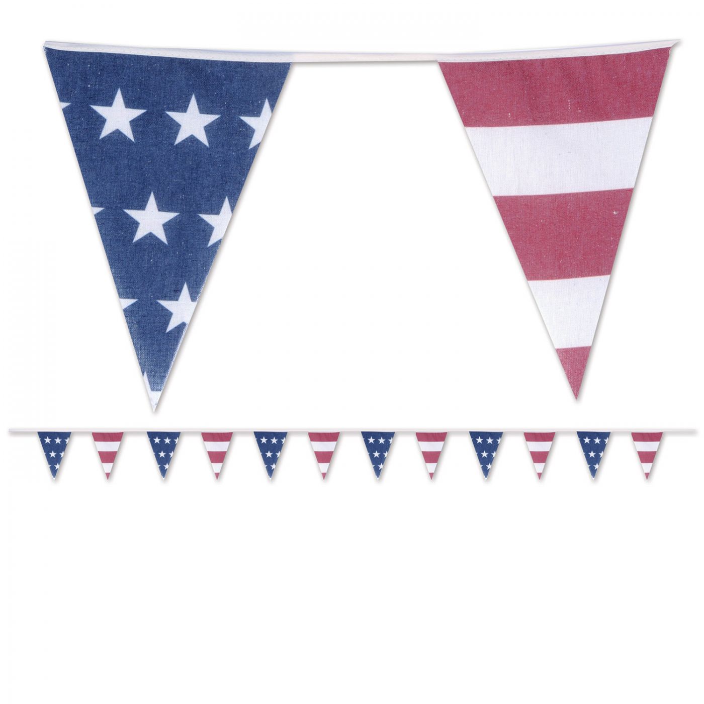 Image of Americana Fabric Pennant Banner (12)