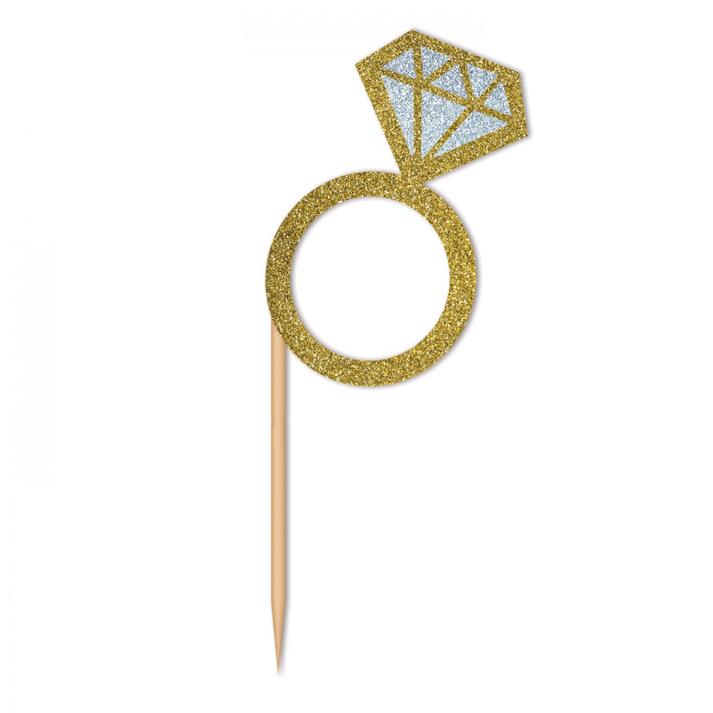 Diamond Ring Cupcake Toppers (12) image