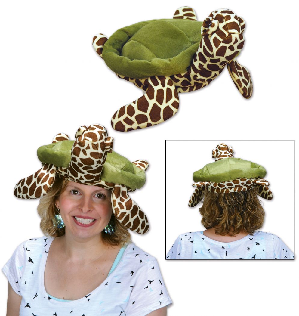 Plush Sea Turtle Hat (6) image