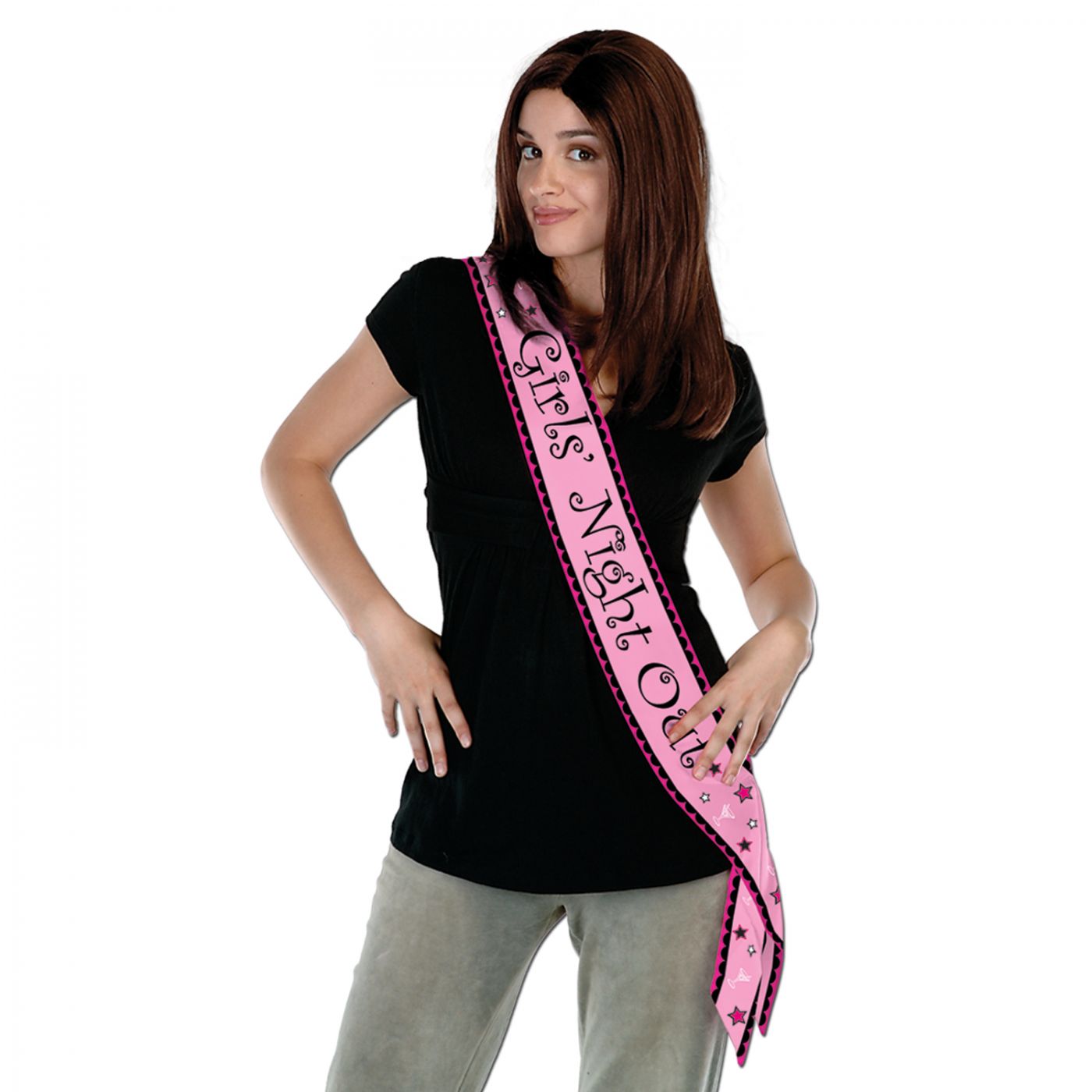 Girls' Night Out Satin Sash (6) image