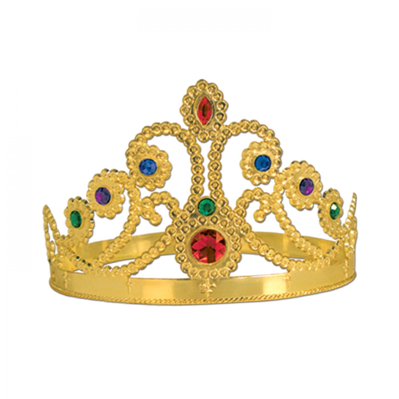 Plastic Jeweled Queen's Tiara (12) image