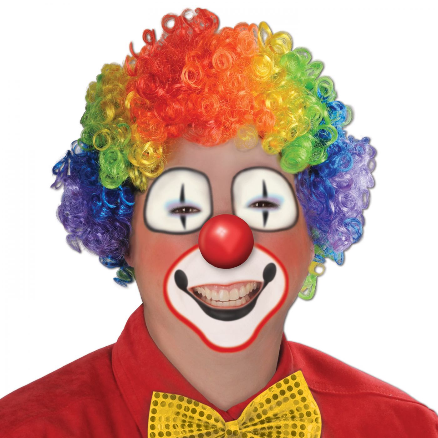Rainbow Clown Wig (12) image